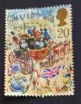 Stamps United Kingdom -  Desfile
