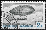 Stamps : Africa : Gabon :  aviones