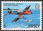 Stamps Jersey -  aviones