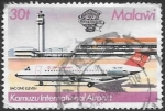 Stamps Malawi -  aviones
