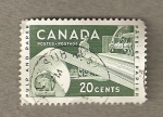 Stamps Canada -  Pasta de papel
