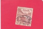 Stamps Switzerland -  paisaje alpino