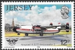 Sellos de Europa - Isla de Jersey -  aviación