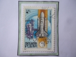 Sellos de Europa - Hungra -  Trasbordador Columbia 1981 - Investigación Espacial.
