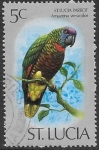 Stamps Saint Lucia -  aves