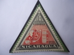 Stamps Nicaragua -  Industria Nacional de Algodón