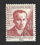 Stamps Czechoslovakia -  1161 - Eduard Urx