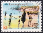 Sellos de Europa - Francia -  1936 vacaciones pagadas
