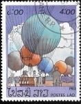 Stamps Laos -  aviación