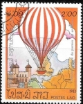 Stamps Laos -  aviación