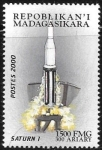 Stamps : Africa : Madagascar :  espacio