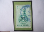 Stamps Venezuela -  EE.UU. de Venezuela-EstadoAnzoategui- Escudo de Armas.