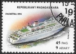 Stamps : Africa : Madagascar :  barcos