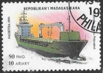 Stamps Madagascar -  barcos