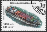 Sellos de Africa - Madagascar -  barcos