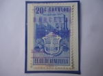 Stamps Venezuela -  EE.UU. de Venezuela- Estado Carabobo- Escudo de Armas.