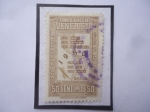 Stamps Venezuela -  Mapa y Estadísticas- 8°Censo Nacional de las Américas.