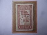 Stamps Venezuela -  Mapa y Estadísticas- 8°Censo Nacional de las Américas.