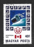 Stamps Hungary -  2424 - XXI JJOO de Montreal