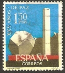 Stamps Spain -  1583 - XXV años de Paz