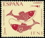 Stamps Morocco -  Ifni. 233 ** Zodiaco