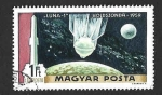 Sellos de Europa - Hungr�a -  C289 - Viaje a la Luna de Julio Verne