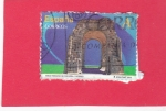 Stamps Spain -  arco romano de Caparra-Cáceres(46)