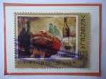 Stamps Venezuela -  El Faisán -Oleo de Cristóbal Rojas  