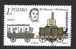 Sellos de Europa - Polonia -  2144 - Historia de la Locomotora
