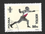 Stamps Poland -  2166 - XXI JJOO de Montreal