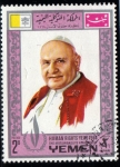 Stamps Yemen -  Año Derechos Humanos: Juan XXIII