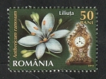 Stamps Romania -  5693 - Flores y relojes en el Museo del Reloj