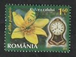 Sellos de Europa - Rumania -  5653 - Flores y relojes en el Museo del Reloj