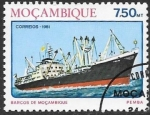 Sellos de Africa - Mozambique -  barcos