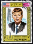 Sellos de Asia - Yemen -  Año 1968 Derechos Humanos:Kennedy