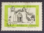 Stamps Argentina -  Capilla de Candonga. Cordoba