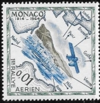 Stamps Monaco -  aviación