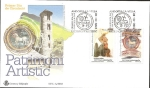 Stamps Andorra -  Patrimonio Artístico - pinturas murales Iglesia de Santa Coloma - SPD
