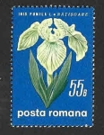 Sellos de Europa - Rumania -  2156 - Iris Pumila