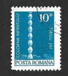 Stamps Romania -  2451 - Escultura de Constantin Brâncuși