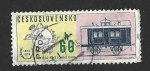 Sellos de Europa - Checoslovaquia -  1964 - Centenario de la UPU