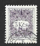 Stamps Czechoslovakia -  J93 - Número