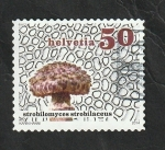 Stamps Switzerland -  2267 - Champiñón, Strobilomyces strobilaceus