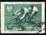 Stamps Russia -  Spartakiada : Ciclismo