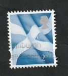 Stamps United Kingdom -  2106 - Colores de la bandera escocesa