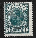 Stamps : Europe : Serbia :  King Alexander I