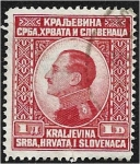 Stamps Europe - Serbia -  Emisión para todo el Reino, el rey Alejandro