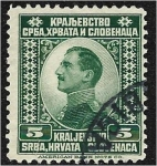 Stamps Europe - Serbia -  Emisión para todo el Reino, Príncipe Heredero Alejandro, Regente