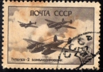 Sellos de Europa - Rusia -  Aviones II Guerra Mundial: Tupolev 2
