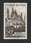 Stamps France -  674 - La Abadía de los Hombres